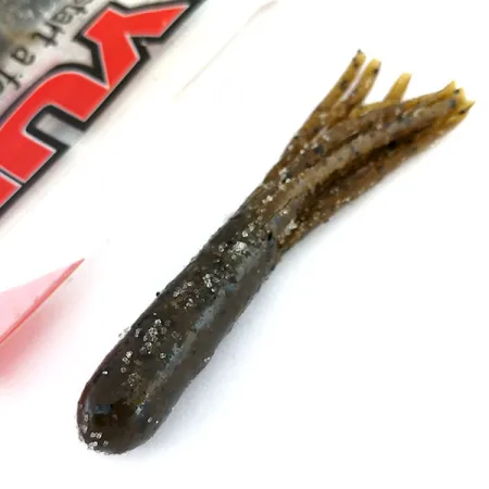 YUM Mega Tube Gummiköder, Green Pumpkin, 7.5cm, LPT-Salz, #9734