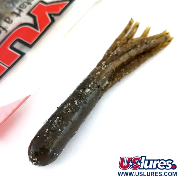 YUM Mega Tube Gummiköder, Green Pumpkin, 7.5cm, LPT-Salz, #9734