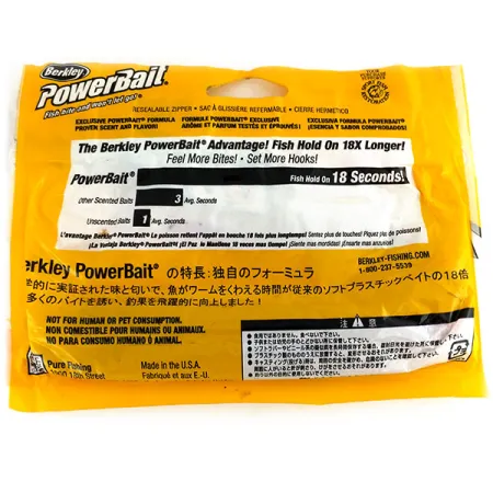 Berkley Powerbait Power Worm Gummiköder, Cherryseed, 25cm, #9735