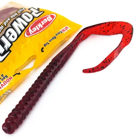 Berkley Powerbait Power Worm Gummiköder, Cherryseed, 25cm, #9735