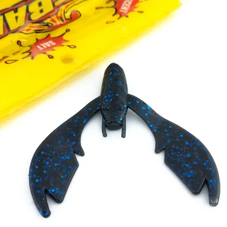 NetBait Paca Chunk Jr Gummiköder, Black Blue Flake, 7.5cm, #9736