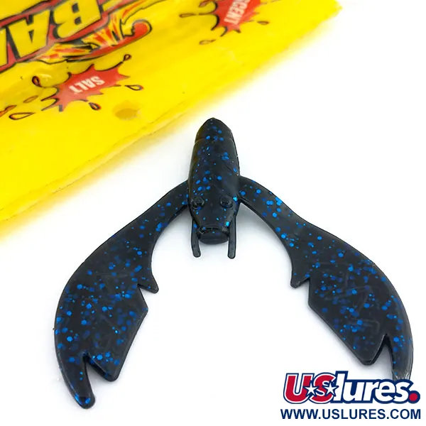 NetBait Paca Chunk Jr Gummiköder, Black Blue Flake, 7.5cm, #9736