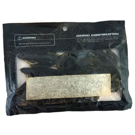 Damiki Monster Miki Gummiköder, Green Pumpkinseed, 15cm, #9738