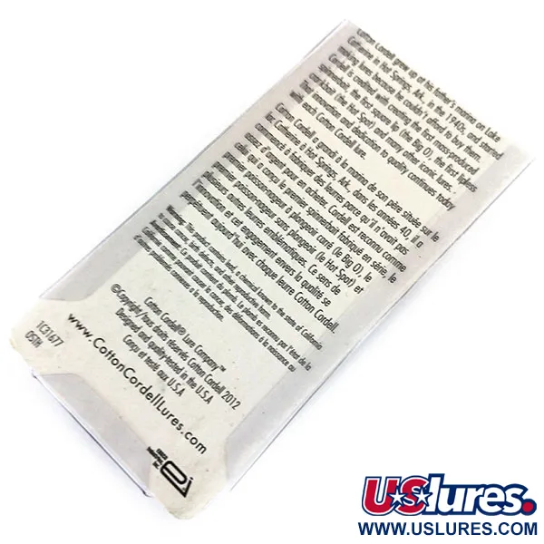 Cotton Cordell Super Spot Lipless Crankbait, Orange, 7g, Rassel, #9744