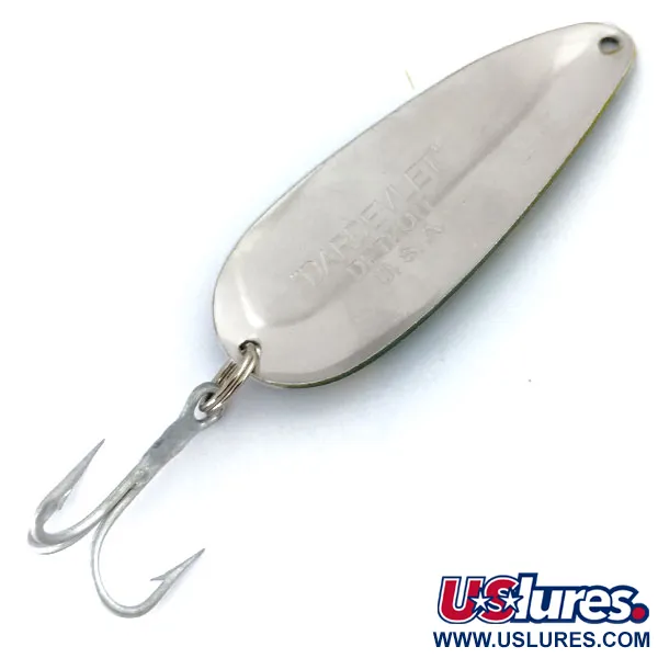 Eppinger Dardevle Dardevlet Blinker, Frog / Nickel, 21g, USA, #9750