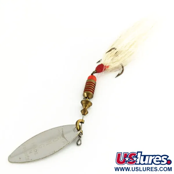 Mepps Aglia Long 2 Dressed Spinner, Silber, 7.3g, Bucktail, #9758