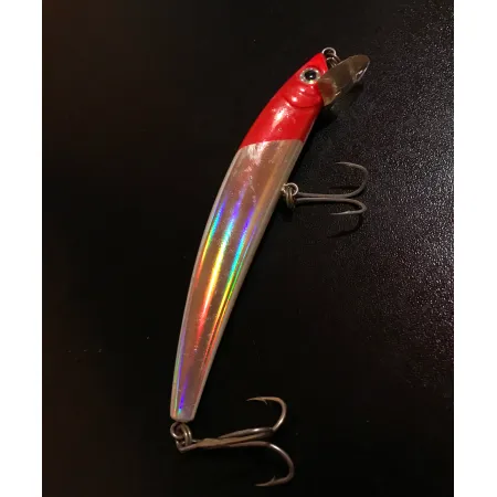 YO-ZURI CRYSTAL MINNOW (F) Wobbler, Red Head, 11g, holografisch, #9766