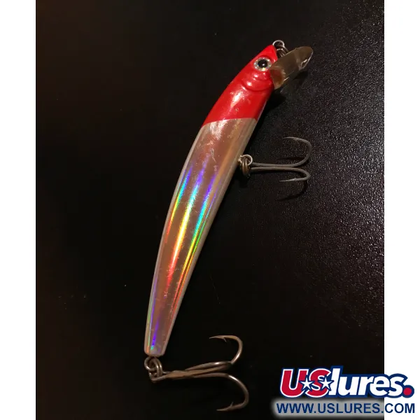YO-ZURI CRYSTAL MINNOW (F) Wobbler, Red Head, 11g, holografisch, #9766