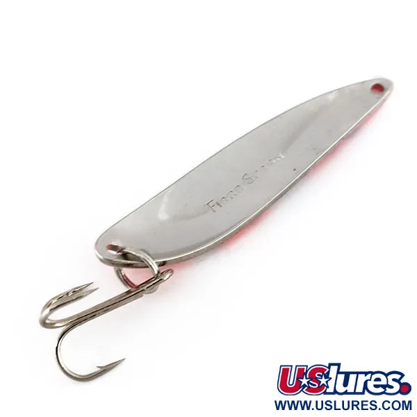 Acme Fiord Spoon Blinker, Nickel/Orange/Schwarz, 11g, Glow, #9798