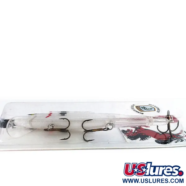 Smithwick Suspending Rattlin’ Rogue Jerkbait, Transparent/Weiß, #9808