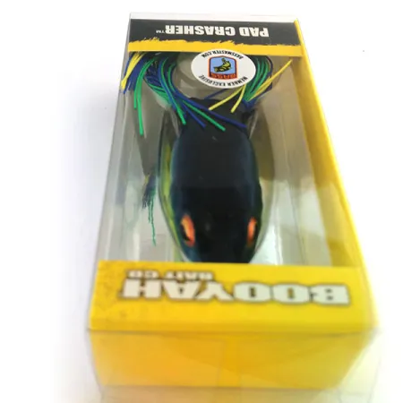 Booyah Pad Crasher Frosch, Grün/Gelb, 14g, Weedless-Doppelhaken, #9810