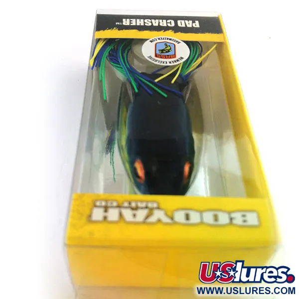 Booyah Pad Crasher Frosch, Grün/Gelb, 14g, Weedless-Doppelhaken, #9810