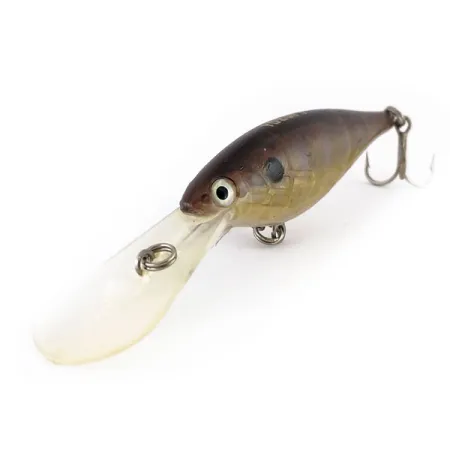 YO-ZURI Crankin Shad Tiefläufer, Gold-Braun, 11g, Tieftauchend, #9811
