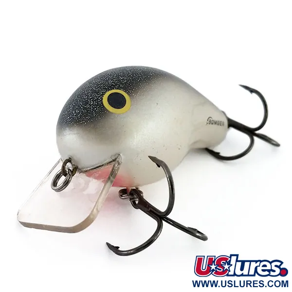 BOMBER Balsa Model B BB5SL Crankbait, Grau, 14g, Balsaholz, #9812