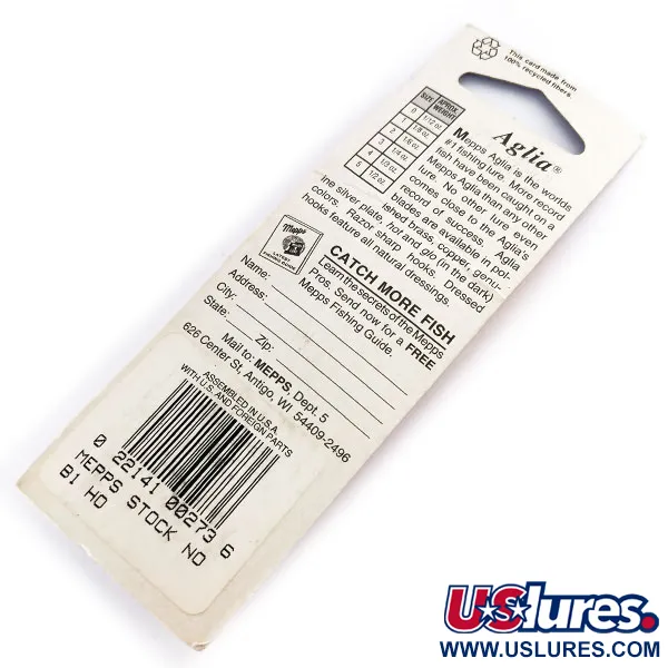 Mepps Aglia 1 Fluo UV Spinner, Fluo, 3.5g, UV-aktiv, #9817