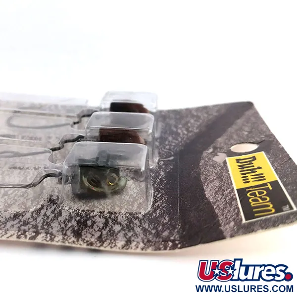 DUH!!! Head jig heads Kit, Oliv / Rot, 11g, Offset-Haken, #9818