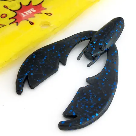 NetBait Paca Chunk Sr Gummiköder, Black Blue Flake, 7,5cm, Aroma, #9821