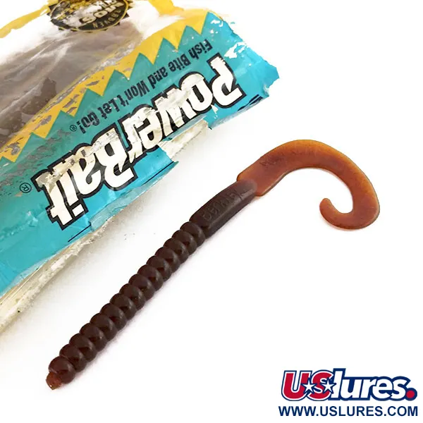 Berkley Powerbait Power Worm Gummiköder, Pumpkinseed, 15cm, #9823