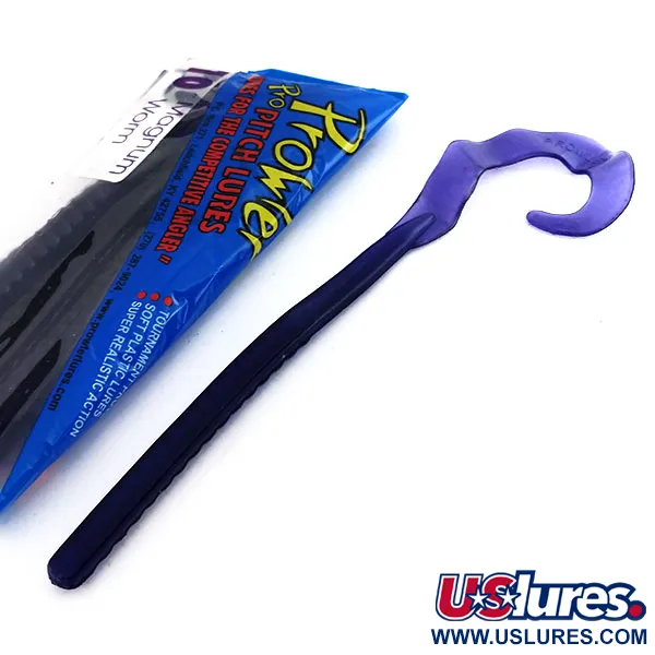 Prowler Magnum Worm Gummiköder, Purple, 20cm, Ribbon Tail, #9824