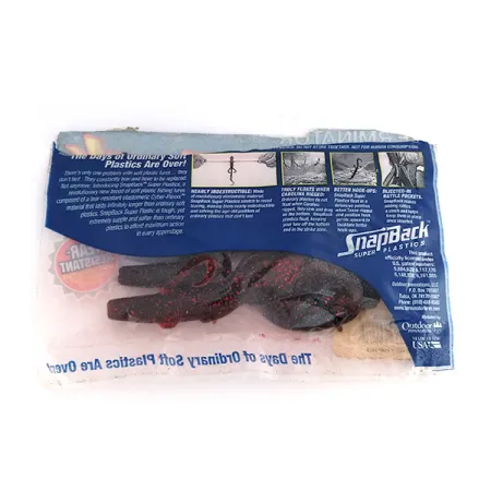 Terminator Snapback Creature Gummiköder, Black Ruby, 10cm, #9826