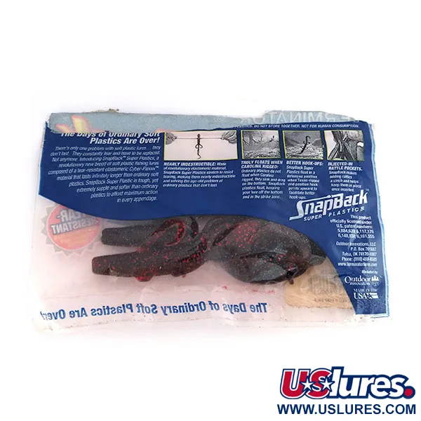 Terminator Snapback Creature Gummiköder, Black Ruby, 10cm, #9826