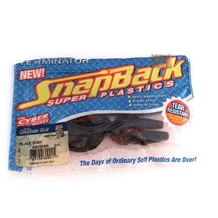 Terminator Snapback Creature Gummiköder, Black Ruby, 10cm, #9826