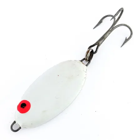 Bomber Slab Spoon Zocker, Weiß / Rot, 21g, Vertikalköder, #9830