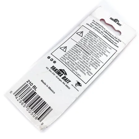 Worden’s Original Rooster Tail Spinner, Nickel/Schwarz, 4.7g, #9836