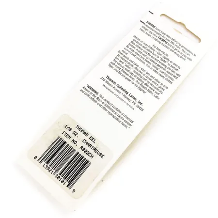 Thomas EEL Blinker, Chartreuse, 4g, Neon-Finish, #9837