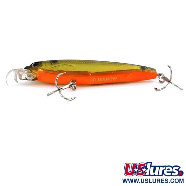 Yo-zuri 3D Minnow Suspender, Gold-Orange, 7g, Prismen-Effekt, #9842
