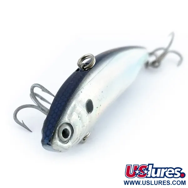 YO-ZURI Crystal VIBE Vibration Köder, Silber/Blau, 12g, Sinkend, #9843