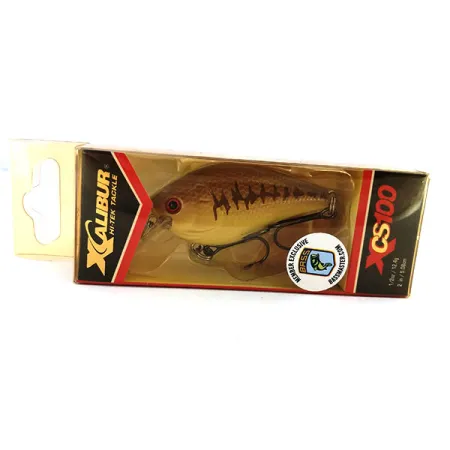 XCalibur XCS100 Crankbait, Brownie, 14g, Lautlos, #9845