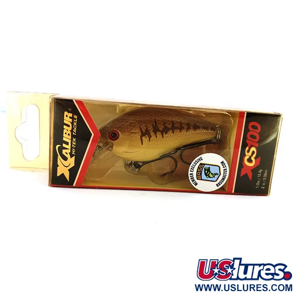 XCalibur XCS100 Crankbait, Brownie, 14g, Lautlos, #9845