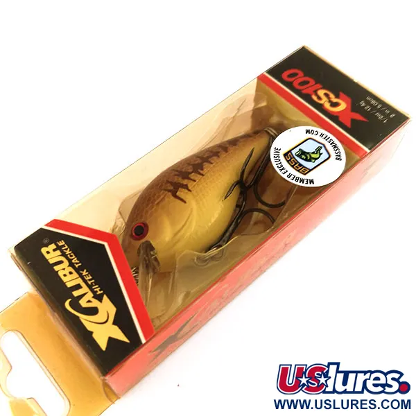 XCalibur XCS100 Crankbait, Brownie, 14g, Lautlos, #9845