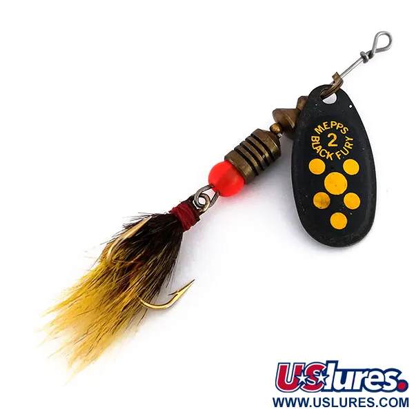 Mepps Black Fury 2 Dressed (squirrel tail)