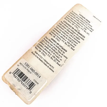 Luhr Jensen Nordic #60 Weitwurf-Pilker, Metal Tiger, 56g, Retro, #9855