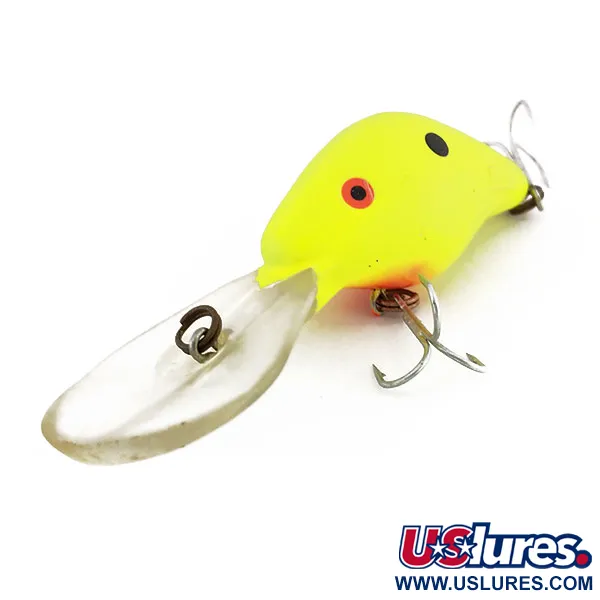 Mann's 15+ Tieflaufender Wobbler, Chartreuse, 14g, Glow, #9868