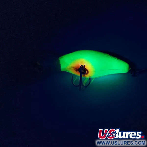 Mann's 15+ Tieflaufender Wobbler, Chartreuse, 14g, Glow, #9868