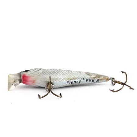 Berkley Frenzy Firestick Minnow Shallow FS6-S Wobbler, Silver, 4.4g, #9873