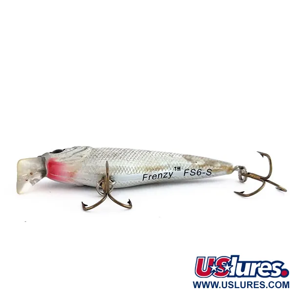 Berkley Frenzy Firestick Minnow Shallow FS6-S Wobbler, Silver, 4.4g, #9873