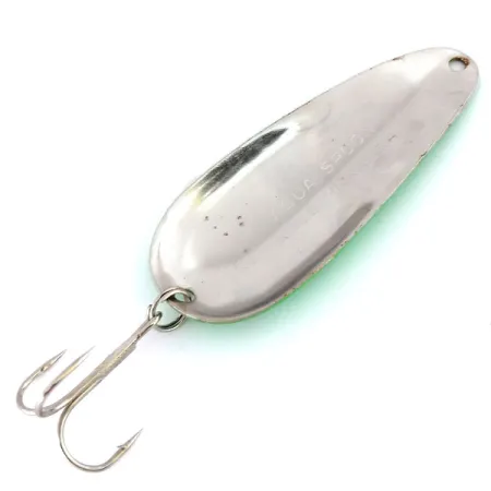 Nebco Aqua Spoon Blinker, Grün/Schwarz/Nickel, 14g, UV-aktiv, #9890