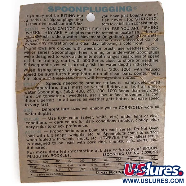 Buck Perry Spoonplug, Gelb/Orange, 21g, Tiefe 1.2-1.8m, #9900