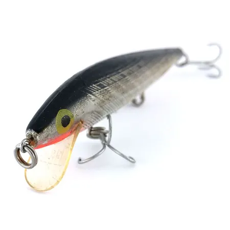 Rebel Floating Minnow F14 Wobbler, Silber, 14g, Schwimmend, #9908