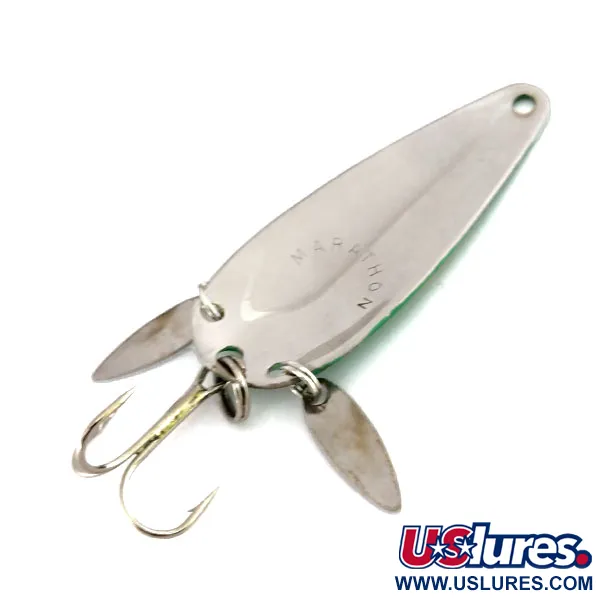 Marathon (with sonic blades) Blinker, Grün/Gelb/Nickel, 12g, #9911