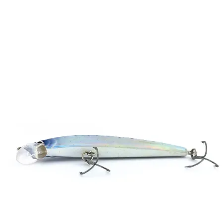 Yo-Zuri Crystal Minnow (F) Wobbler, Blue/Silver, 7.5g, Floating, #9913