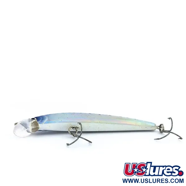 Yo-Zuri Crystal Minnow (F) Wobbler, Blue/Silver, 7.5g, Floating, #9913