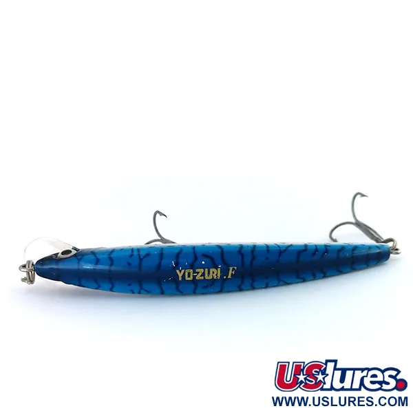 Yo-Zuri Crystal Minnow (F) Wobbler, Blue/Silver, 7.5g, Floating, #9913