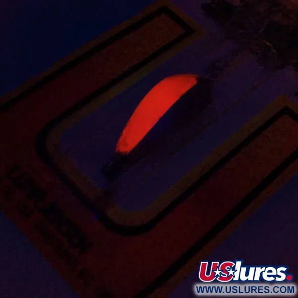 Luhr Jensen Lil' Kroc (Krocodile Stubby) Blinker, Nickel/Rot, 4.5g, #9914