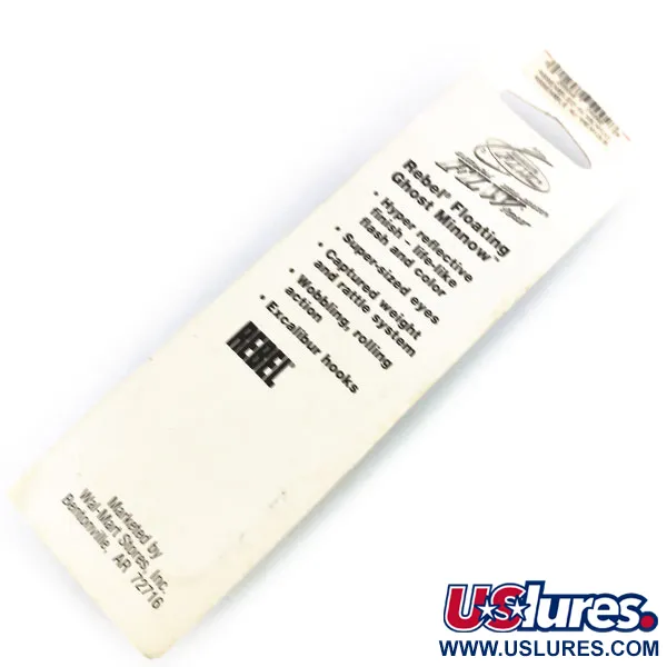 Rebel Floater Ghost Minnow Wobbler, Ghost, 7g, Rassel-System, #9919