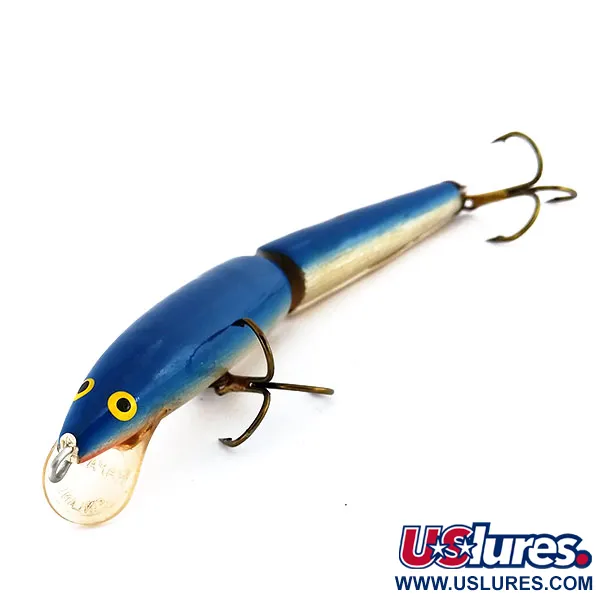 Rapala Jointed J-11 Geteilter Wobbler, Blau/Silber, 9g, Balsa, #9935